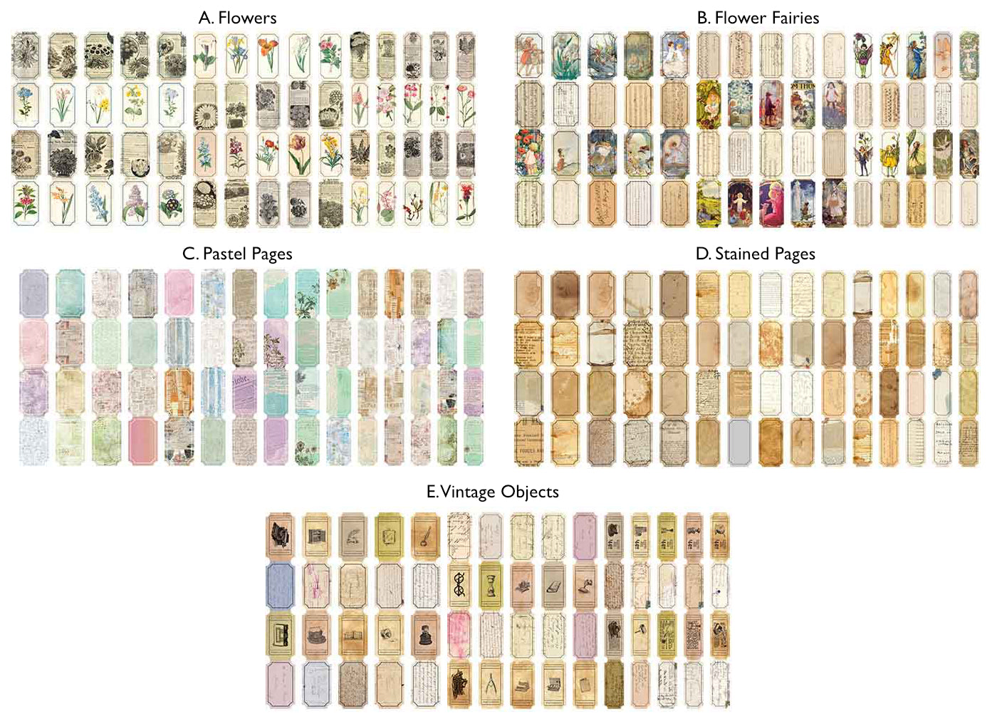 Retro Ticket Stickers