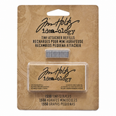 Tim Holtz Idea-Ology mini tiny attacher refill package containing 1550 tiny staples.