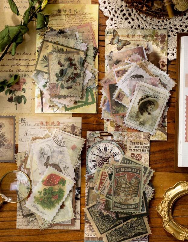 Oversized Stamp Washi Stickers