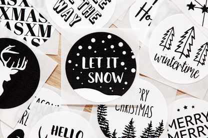 Nordic Style Christmas Stickers